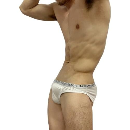 ORLVS Sexy Male Lingerie Men Briefs Modal Underwear Man Soft Comfortable Panties Gay Low Waist Mens Underpants U Convex OR6103