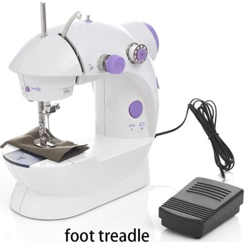Portable Household Electric Stitching Pedal Mini Table Model Sewing Machine