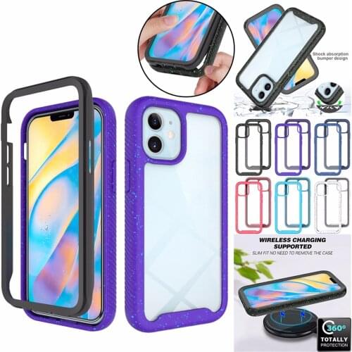 For iPhone 12/12PRO 6.1inch Phone case 2021 New Shockproof Case designe Protective Transparent Soft TPU Protective Case Cover