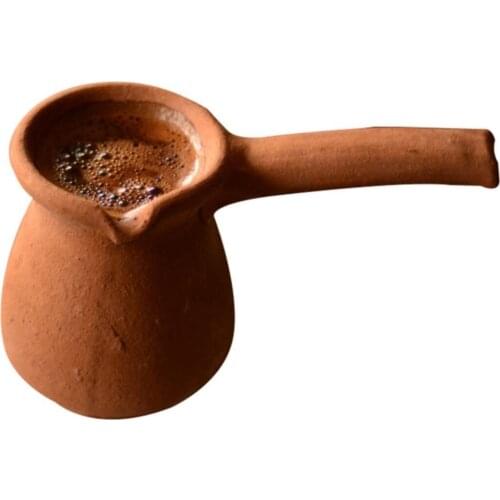 Handmade Custom Antique Coffee Earth Stew Pot Coffee Pot Small