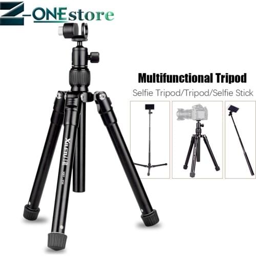 XILETU XBT-235 3in1 Extension Selfie Stick and Mini Tripod Stand With Phone Holder for Smartphone,DSLR and Mirrorless Camera