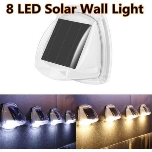 2pcs/set Outdoor Solar Light Powered Sunlight IP65 Waterproof Street Light For Balcony Garden Decoration Super Bright Wall Lamp