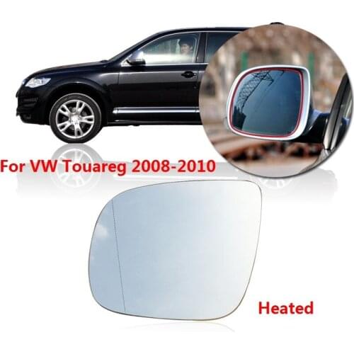CAPQX With Heating Outer Rearview Mirror Glass For VW Touareg 2008 2009 2010 Side Rear view mirror Lens