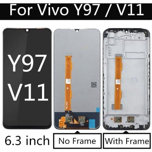 6.3" LCD For VIVO Y97 Y97A LCD Display Touch Screen LCD Display With Frame Assembly replacement For VIVO V11 V11i LCD