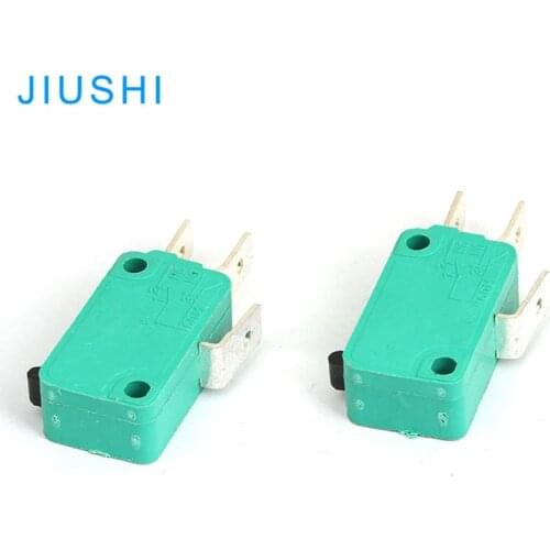 KW3-OZ 3 pins push button type micro switch 5A/10A 250VAC T85 limit switch green KW7