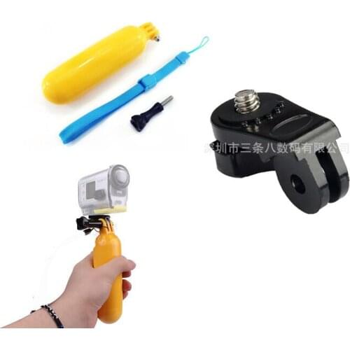 2 in 1 Floating Monopod Hand Handheld Grib + AEE tripod mount adapter for s&ny AS100v/30V as30v as20v as15v aee sport camera