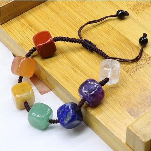 7 Chakra Natural Stone Bead Bracelet Gem Stones Reiki Healing Bracelets For Women Chakra Yoga Balance Energy Bracelets Jewelry
