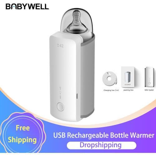 5200mAh USB Rechargeable baby bottle warmer Wireless Heated Cooler Baby Bottle Bag With LCD Display Thermostat Bottle Warmer