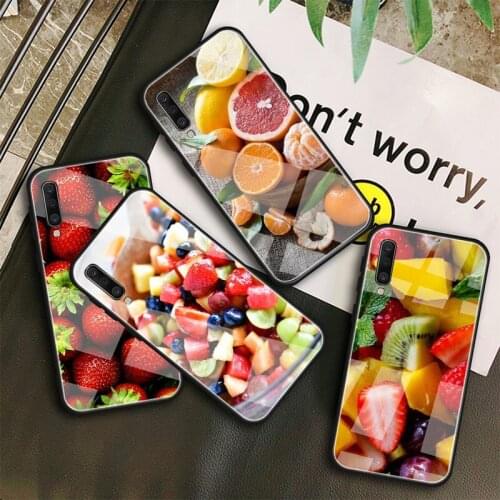 Fresh summer fruit Tempered Glass Case For Samsung Galaxy A10S A10E A20S A20E A30S A40 A50S A60 A70 A80 A90 A6 A7 A8 Shell