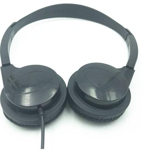 Linhuipad Economical Stereo headphones disposable on ear headset congress conference clear sound headphone with swivel Earcups