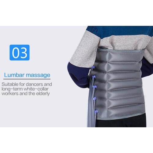 Electric Pressotherapy Air Compression Leg Foot Massager Vibration Infrared Therapy Arm Waist Pneumatic Air Wave Pressure Machin