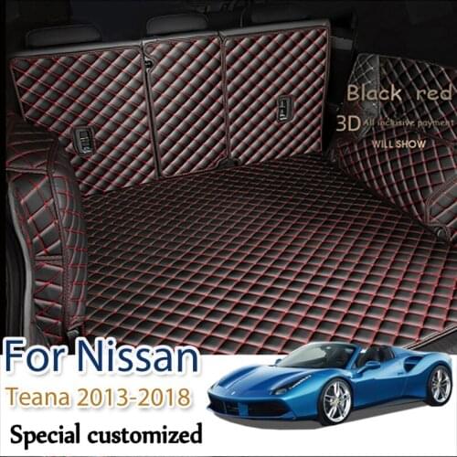 Boot Mat Rear Trunk Liner Cargo Carpet Guard Car Accessories For Nissan Teana Altima L33 2013 2014 2015 2016 2017 2018