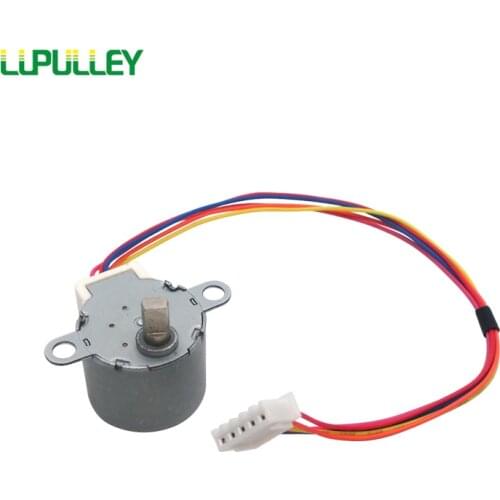 LUPULLEY 28BYJ-48 12V Stepper Motor CW/CCW Reduction Gear Step Motor Four-phase Five-wire Wire Length 190mm Ratio 1/64