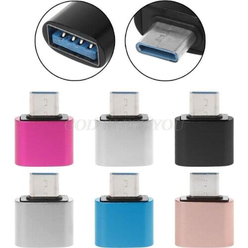 Metal USB C 3.1 Type C Male To USB 2.0 Female OTG Data Sync Converter Adapter For Samsung S9 S8 Note 9/8 Huawei Mate 20/10/9 P20