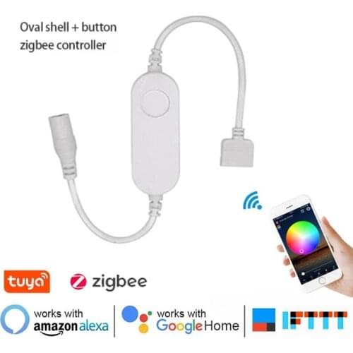 Mini Wifi RGB Controller DC 5-24V Mini Controller Light Strip Controller For RGB RGBW LED Strip Need Tuya Smart Zigbee Gateway