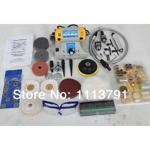 Multifunctional Mini Machine Electric Grinder / Polisher / Driller / Cutterbar 350w come with 170 PCS Accessories not table saws