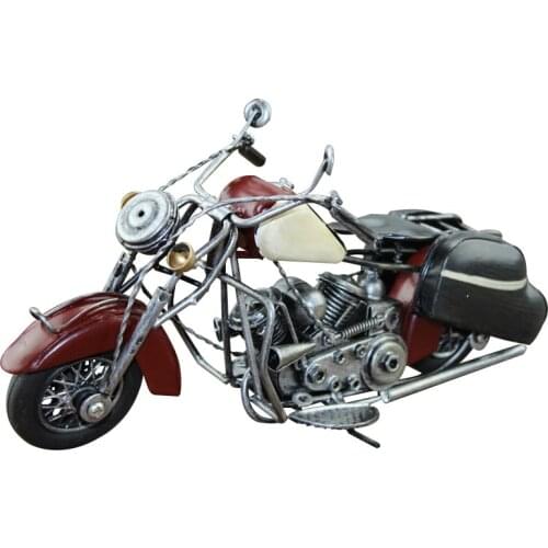 Motorcycle Model Handmade Iron Motorcycle Decorations Shooting Props Creative Gifts Home Decorations
