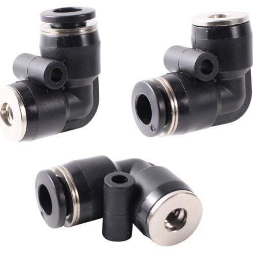 Garden Misting Spray Irrigation System 6mm to 3/16 Thread Elbow Connetor Slip lock Quick Access Cooling Fogger Nozzle Fittings