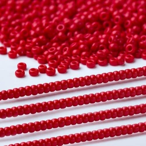 Taidian Miyuki Beads 11/0 For Bohomian handcrafted Opaque Round 2.0MM 5grams About 485 pieces