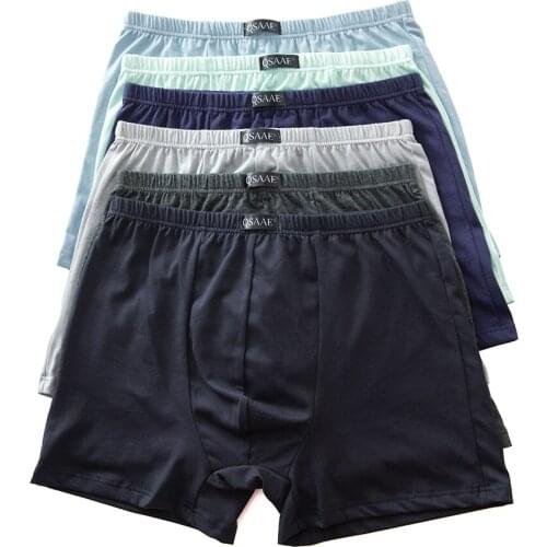 Plus size loose cotton mens boxer high waist underwear upper size briefs mens briefs 5XL 6XL