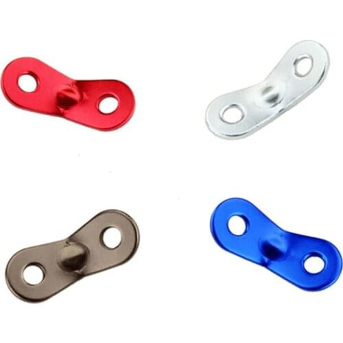 Rope Buckle Aluminum Alloy Umbrella Rope Buckle Tent Outdoor Camping Accessories Wind Rope Buckle Three Eye Open Rope Buckle