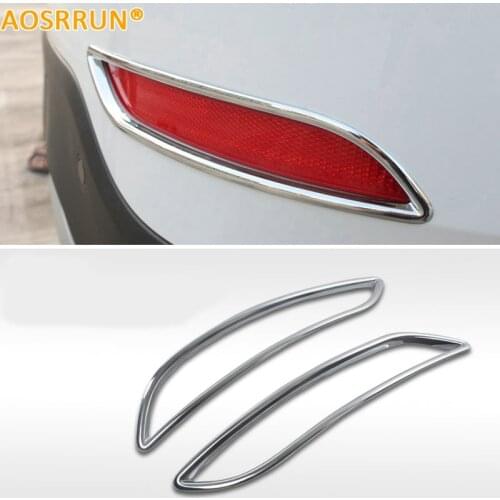AOSRRUN ABS exteriors After the car fog lamp decoration Car accessories For BMW X1 F48 2015 2016 20i 25i 25le