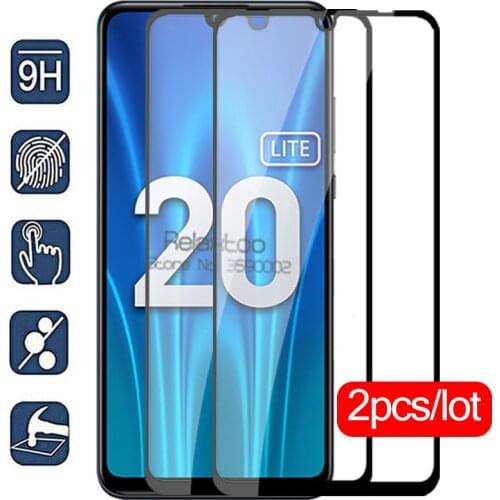 2pcs protective glass on honor 20 lite light 6.15"screen protector For huawei honor 20s honor20 pro 20pro 20lite Cover Glas Film