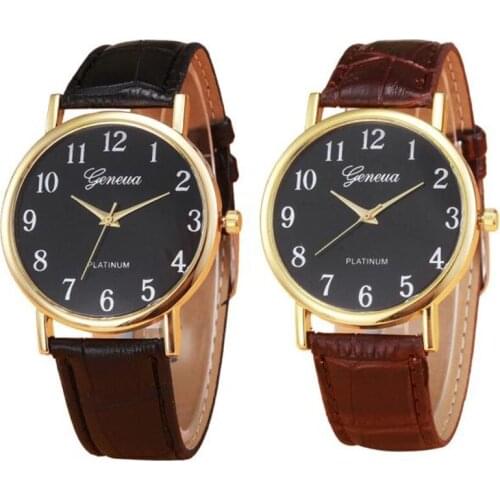 2019 Best Selling Women Watches Retro Design Leather Band Clock Analog Alloy Quartz Wrist Watch bayan saati horloge dames *L