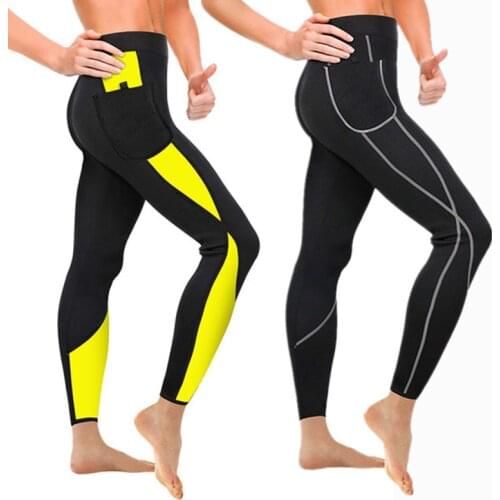 Ladys Slimming Pants Sports Legging Women Slim Waist Trainer Body Shaper Control Panties Neoprene Sauna Shapwear Warming Trouser