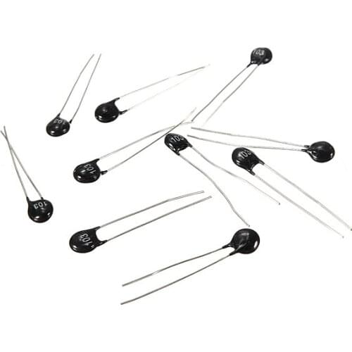 10pcs NTC MF52-103 3435 Thermistor 10K ohm 3435K 1% Thermal Sensor Resistance Resistor