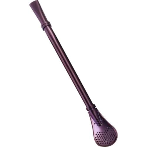 6 Colors Spoon Straw Tea Infuser Coffee Spoon Novelty Design for Adult&Child kitchen coffee house Tableware