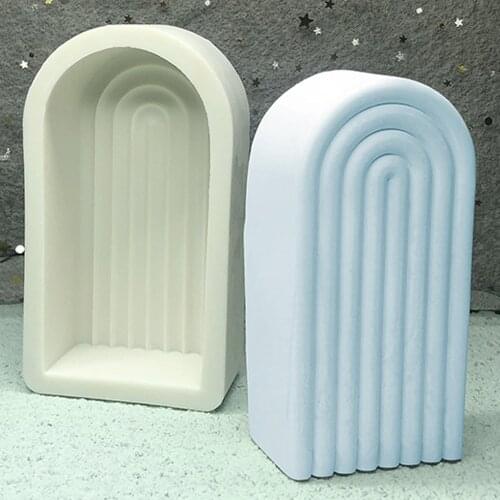 Irregular Candle Silicone Mould Aromatherapy Candle Art Wax Mold Candle Making Soap Aroma Molds Supplies Home Craft Decoration