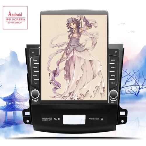 2din Android 10.0 Car Radio Stereo for Mitsubishi Outlander XL 2005-2011GPS Navi Audio Video Player Wifi HDMI TPMS Head Unit