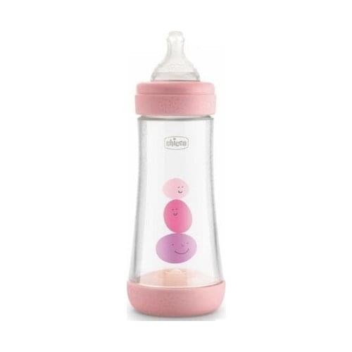 CHICCO BIBERON PERFECT5 4MESES+300ML ROSA