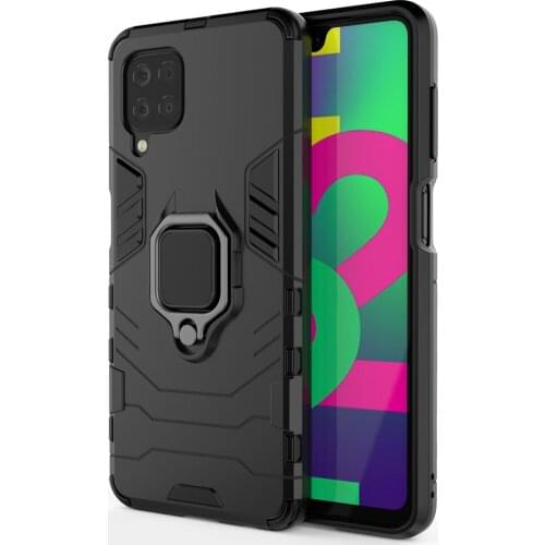 For Samsung Galaxy F22 Case Luxury Ring Back Cover Stand Armor ShockProof Case For Samsung F22 F 22 SamsungF22 Phone Case