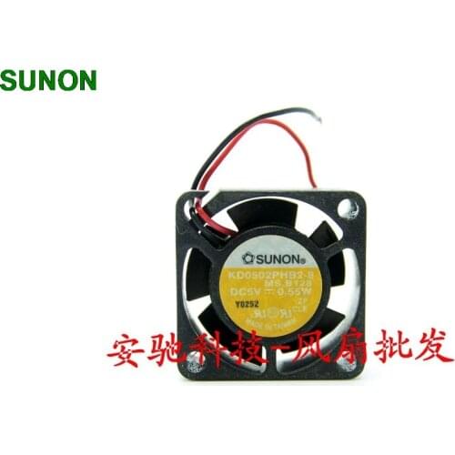 For Sunon KD0502PHB2-8 5V 0.55W 2510 2.5cm 25mm mini micro cooling fan