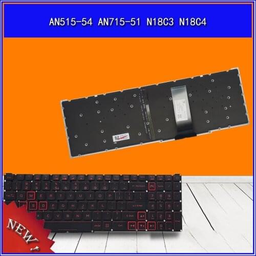 Laptop Keyboard For ACER AN515-54 AN715-51 N18C3 N18C4 Notebook Replace Keyboard