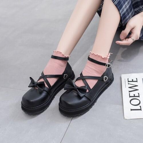 JK Lolita Girls Cos Preppy Student Flats Casual Uniform Shoes Sneaker