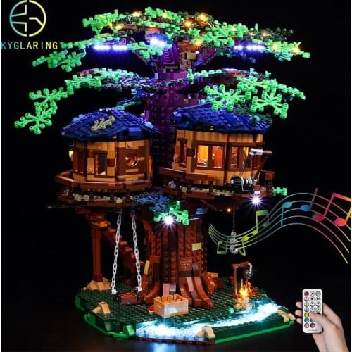 Kyglaring Led Lighting Set DIY Toys for 21318 Ideas Tree House Blocks Building