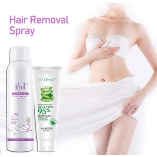 Mild Hair Removal Cream Fast Painless Armpit Legs Hair Body Nourish Long Lasting Natural Inhibitor Spray Non-Irritating