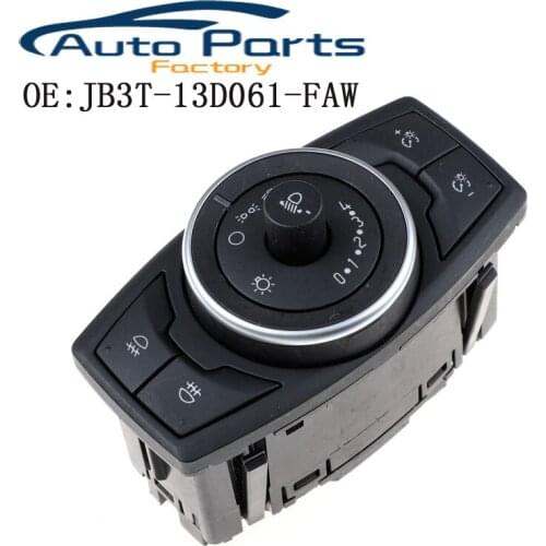 New Headlight Fog Light Lamp Control Switch Module Button For Ford JB3T13D061FAW JB3T-13D061-FAW