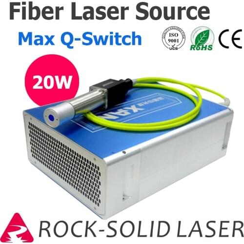 Max 20W Fiber Laser Source Q Switch Pulse Laser Generator ipg Laser Marking Engraving Machine Parts Wholesale