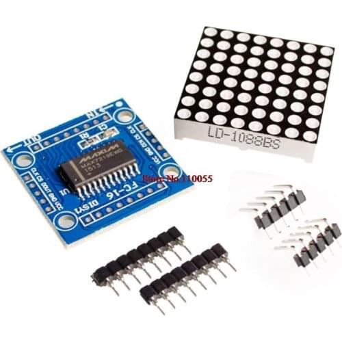 【SIMPLE ROBOT】MAX7219 dot matrix module microcontroller module DIY KIT
