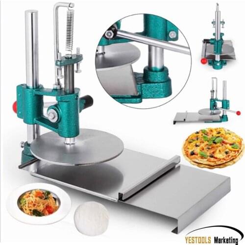 Manual Pizza DoughPress Machine 20cm Pizza Dough Flattening Press 7.8" Dough Roller Sheeter Chapati pressing machine Pastry Pres