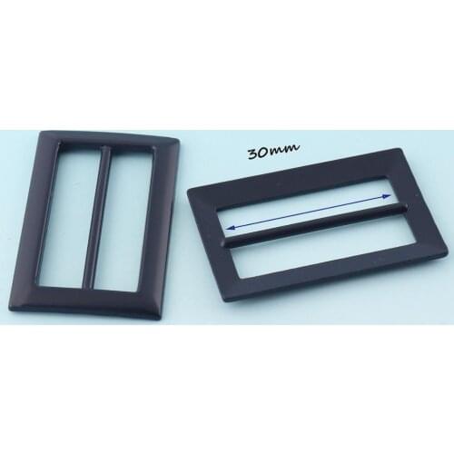 Dark blue adluster Buckles 30mm Strap Slider Fastener Release Belt Buckles sewing accessory rectangle buckles
