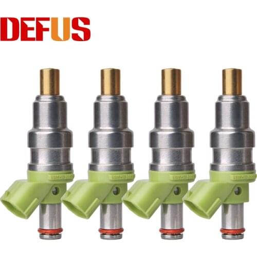 4X 800CC 1001-87096 Fuel Injector for Celica MR2 ST165 ST185 3SGTE CA18DET 200SX 4G63 EVO1-9 RX7 FC3S 100187096 Nozzle Injection