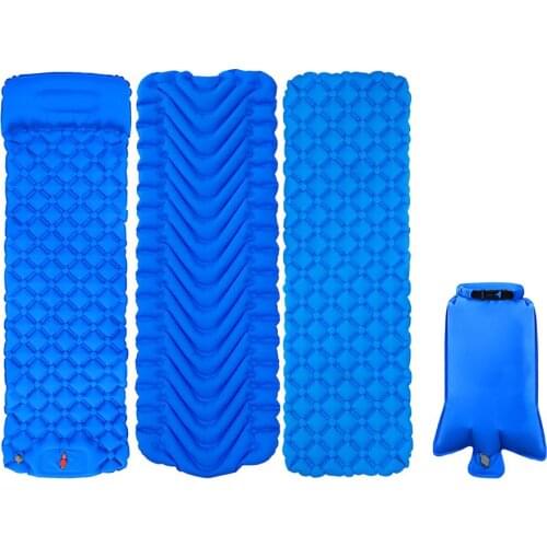 Outdoor Camping Sleeping Pad Inflatable Air Mattresses Outdoor Mat Furniture Bed Ultralight Cushion Hiking Trekking Accessories