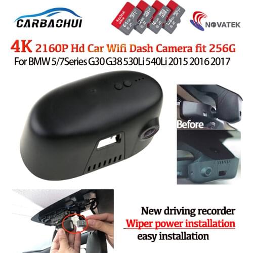 HD 2K 1600P New Plug and play Car DVR Wifi Video Recorder Dash Cam Camera For BMW 7Series 5Series G30 G38 530Li 540Li 2015-2018