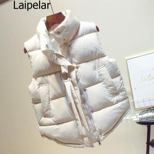 2020 Autumn Winter Womens Vest Waistcoat Button Pocket Warm Vests Woman Turn-down Collar Sleeveless Female Casual Jacket Coat