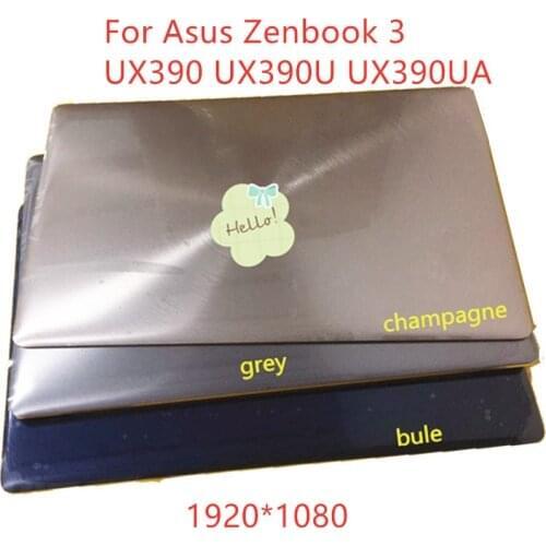 Free shipping Complete assembly for ASUS Zenbook 3U UX390 UX390UA UX390UAK LED LCD display screen digital glass replacement